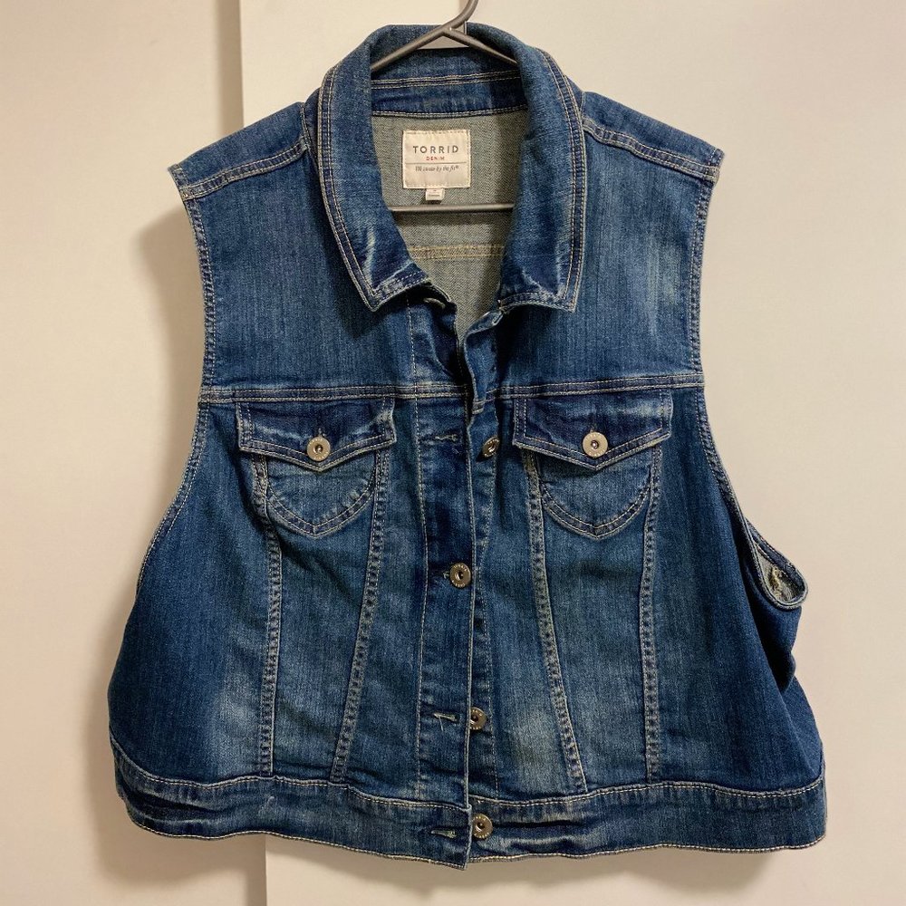 Torrid Plus Size Jean Vest